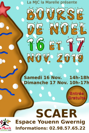 Bourse de Noël 2019 16 et 17 novembre 2019 Bourse de Noël Scaër